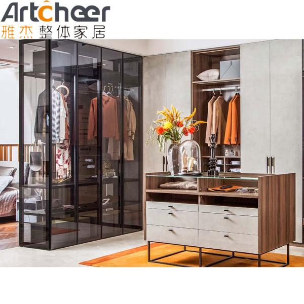 Средневековый организатор одежда ходить в шкафу шкаф Простой гардероб для мебели в спальне