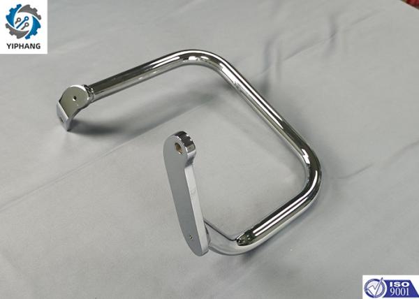 SPCC Custom Sheet Metal Parts 2.5mm 3D Tube Forming Engine Guard For Motorcycle