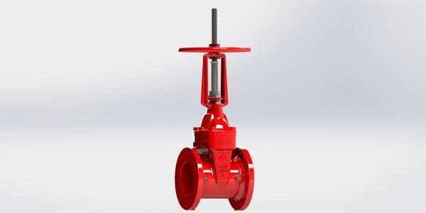 Ductile Iron fm approved gate valve Light Operation Torque 2”-12 High Torque