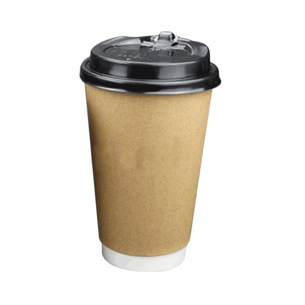 Disposable Thicken Black Coffee Lids , Safe Dome Switch Hot Drink Lids