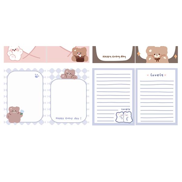 Leather Cute Ins Cartoon Estudiante Página de color Cuaderno de mano LOGO Personalización aceptada