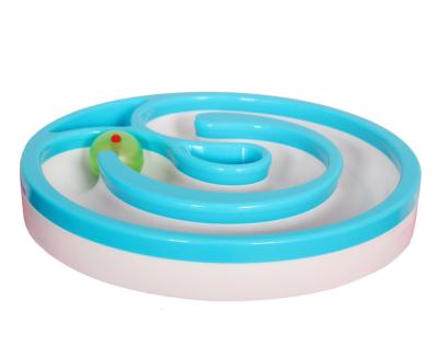 Pet Dish Cat Feeding Bowls R104 Toy Tracks Ball Sound Light With CE/ROHS Approval