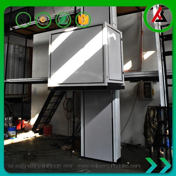 Villa Family Residential Stair Lift Elevator Hydraulic With Automatic Door