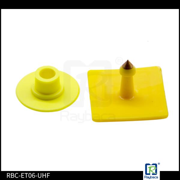 TPU Material RFID Livestock Tags , Replacement Ear Tags For Diary Farm Pigs