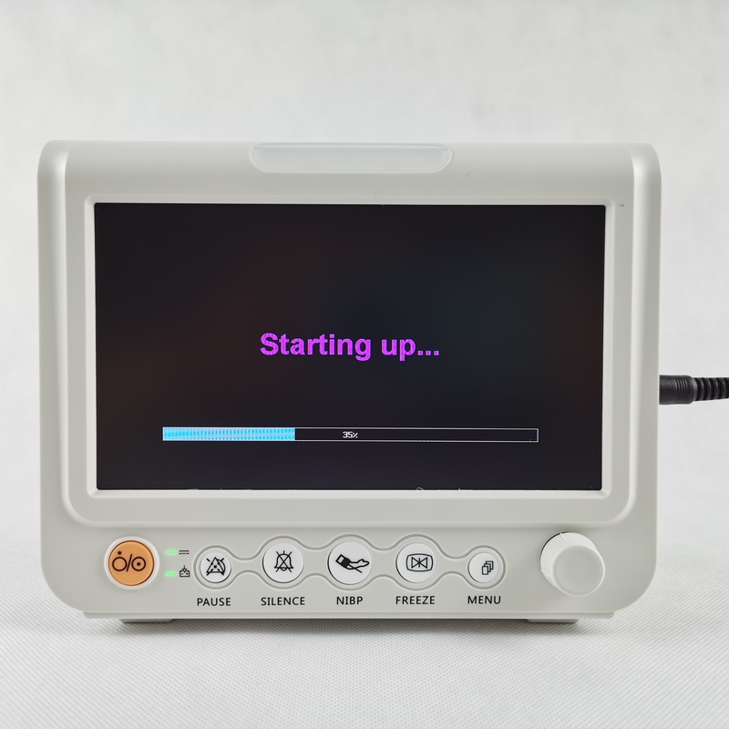 Durable 7 Inch Vital Signs Monitor Six Parameter Touch Screen Portable Wireless Vital Signs Monitor
