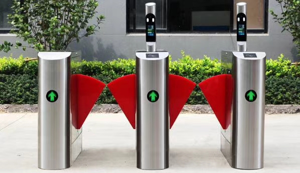 Face Recognition SUS316 Stainless Steel Train Station Turnstile