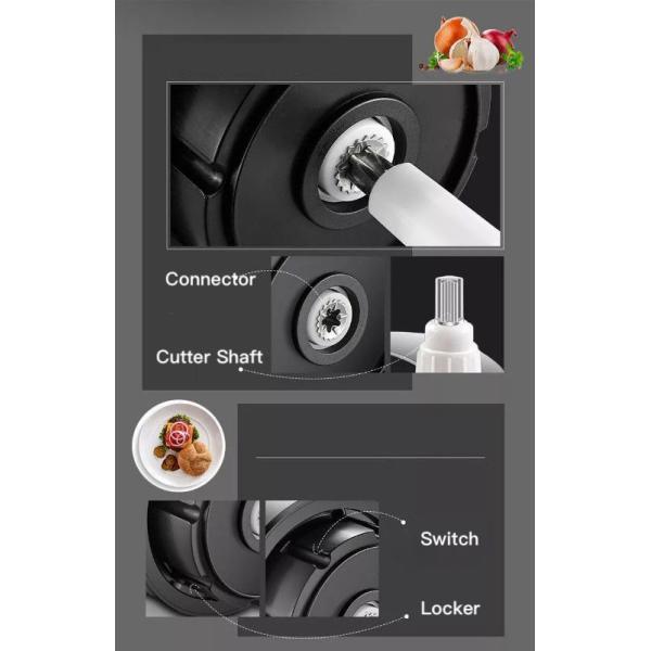 6L Stainless Steel Electric Meat Grinder 1000W 220V