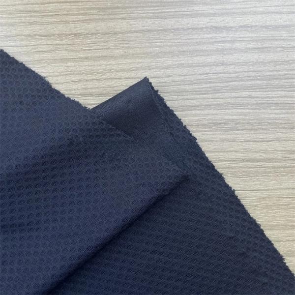Garment Materials 100% Polyester Knitted Jacquard Soccer Mesh Fabric For Sportswear