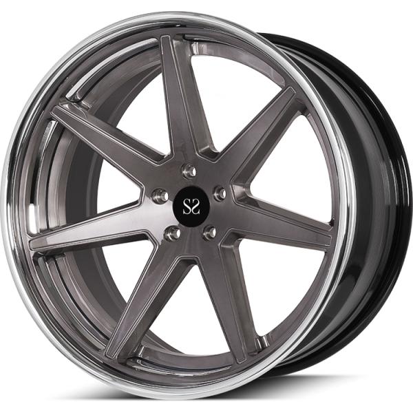 3PC de encargo forjó los bordes 22X10.5 5x130 de la aleación de aluminio para la clase 6,3 Amg de G