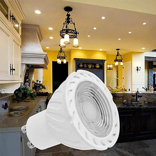 IP20 Rated Dimmable Plastic-Coated Aluminum GU10GU5.3 LED Spotlight for Home Office