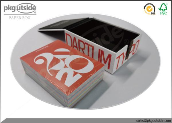 Handmade 2 Pieces Paper Rigid Gift Boxes In Glossy Film Lamination