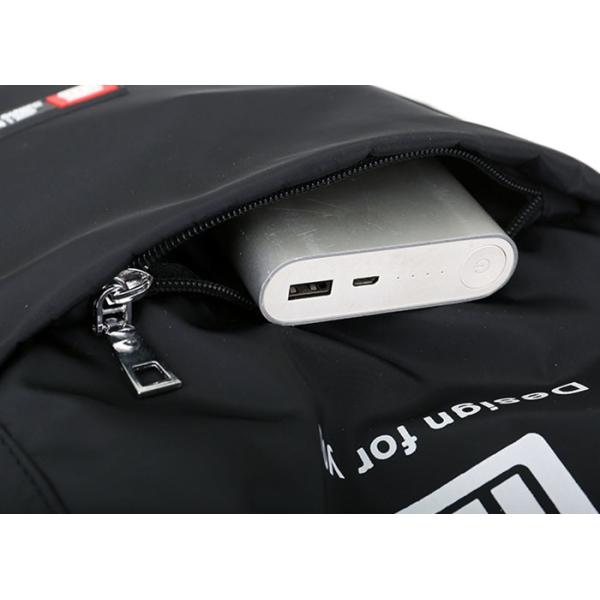 Large Sports Backpacks Nylon Material Lightweight With Front Zipper Pocket