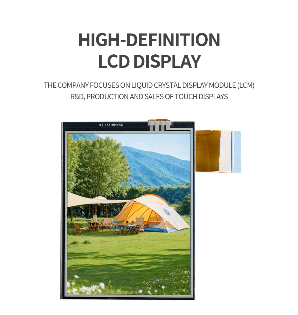 Промышленный 3,5 дюймовый IPS LCD сенсорный дисплей с яркостью 450 Cd / M2 и рабочей температурой -20C-70C