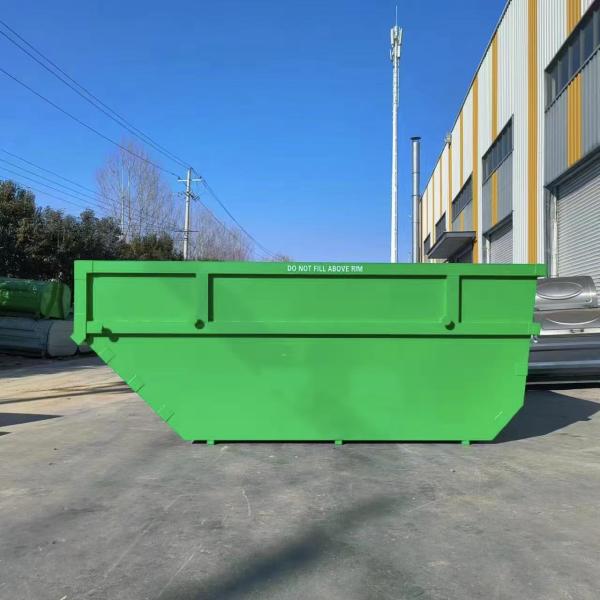 2m3 -12m3 Skip Bin 4-5mm Floor 3-4mm Sidewalls Hook Lift Skip Bin Manufacturer