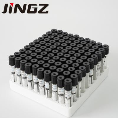 Black Cap 1.6ml 1.28ml Sodium Citrate 3.8% ESR Tube Blood Test Tube