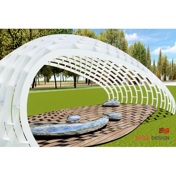 304 Stainless Steel Modern Art Furniture for Rest and Decoration Food Grade Material