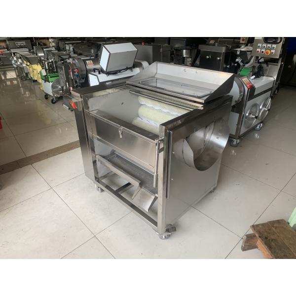 500KG/H Fruit And Vegetable Peeler Machine Ginger Potato Washer