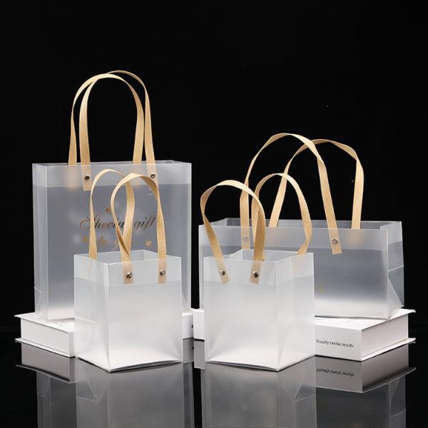 XYDAN Plastic Bags Shopping Transparent Polypropylene Plastic Shopping Bags For Gift Bag