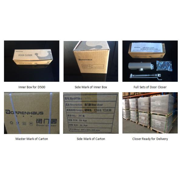 Огнеупорная алюминиевая дверь - более близкая скорость УЛ перечисленная регулируемая для всего Темп. Район