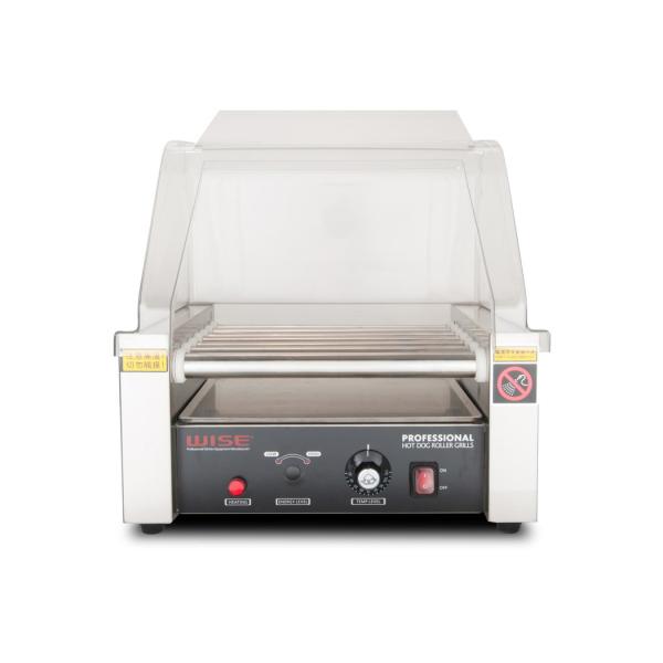 Equipo del snack bar, parrilla del rodillo del perrito caliente con 7 rodillos 220V 1.05KW