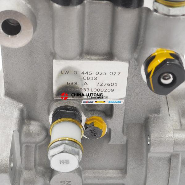 Quality CR pump for bosch 0 445 025 027 CB18027  High Pressure Common Rail Fuel Pump Assy 0 445 025 027 for cb18 pump 0445025027