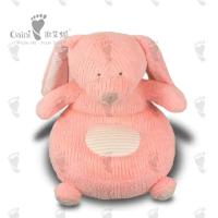 OEM ODM PP algodão recheado brinquedos de animais em forma de coelho sofá de bebê tecido poliéster confortável