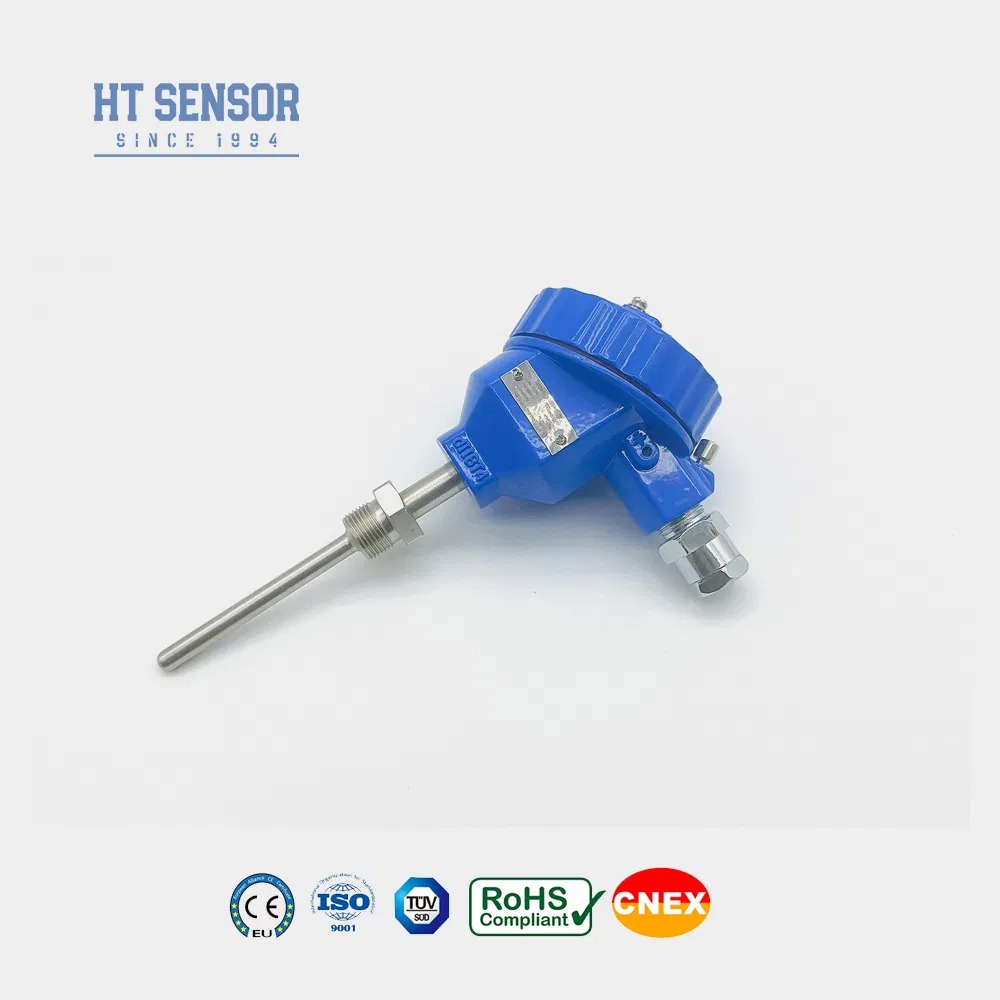 Hengtong Pt100 Alloy Aluminum Head Temperature Transmitter Sensor Transducer