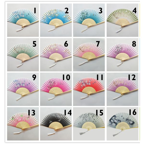 [I AM YOUR FANS] Japanese Bamboo Fans Wholesale Bamboo Folding Fan for Wedding