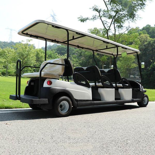 6 Seats & 2 Rear Eco-Friendly Cruiser Electric Golf Buggy with 48V Lithium Battery