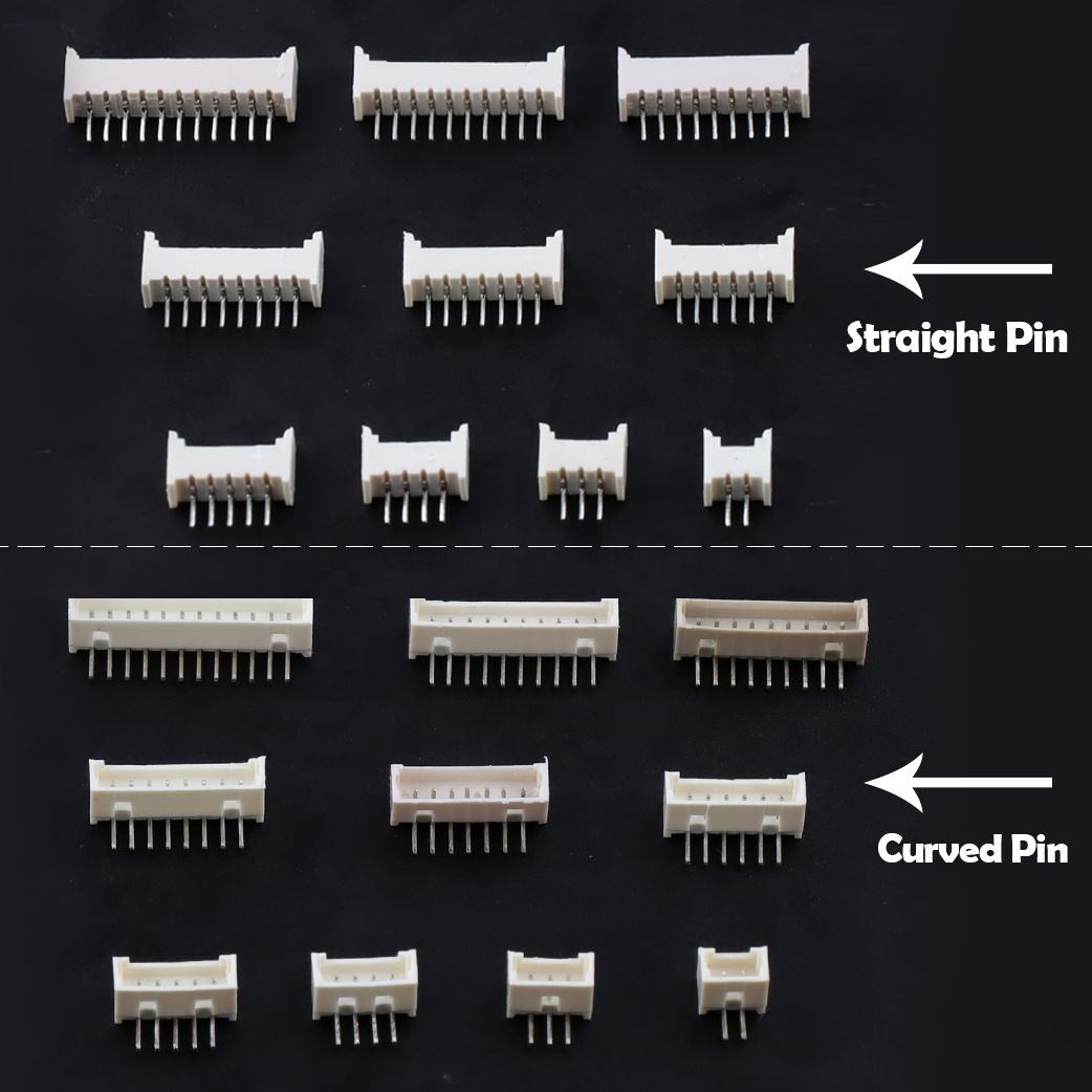 Wafer Connector 1.25mm Pitch 2-16 Pin Dip Right Angl Jst Wire to Board Connector