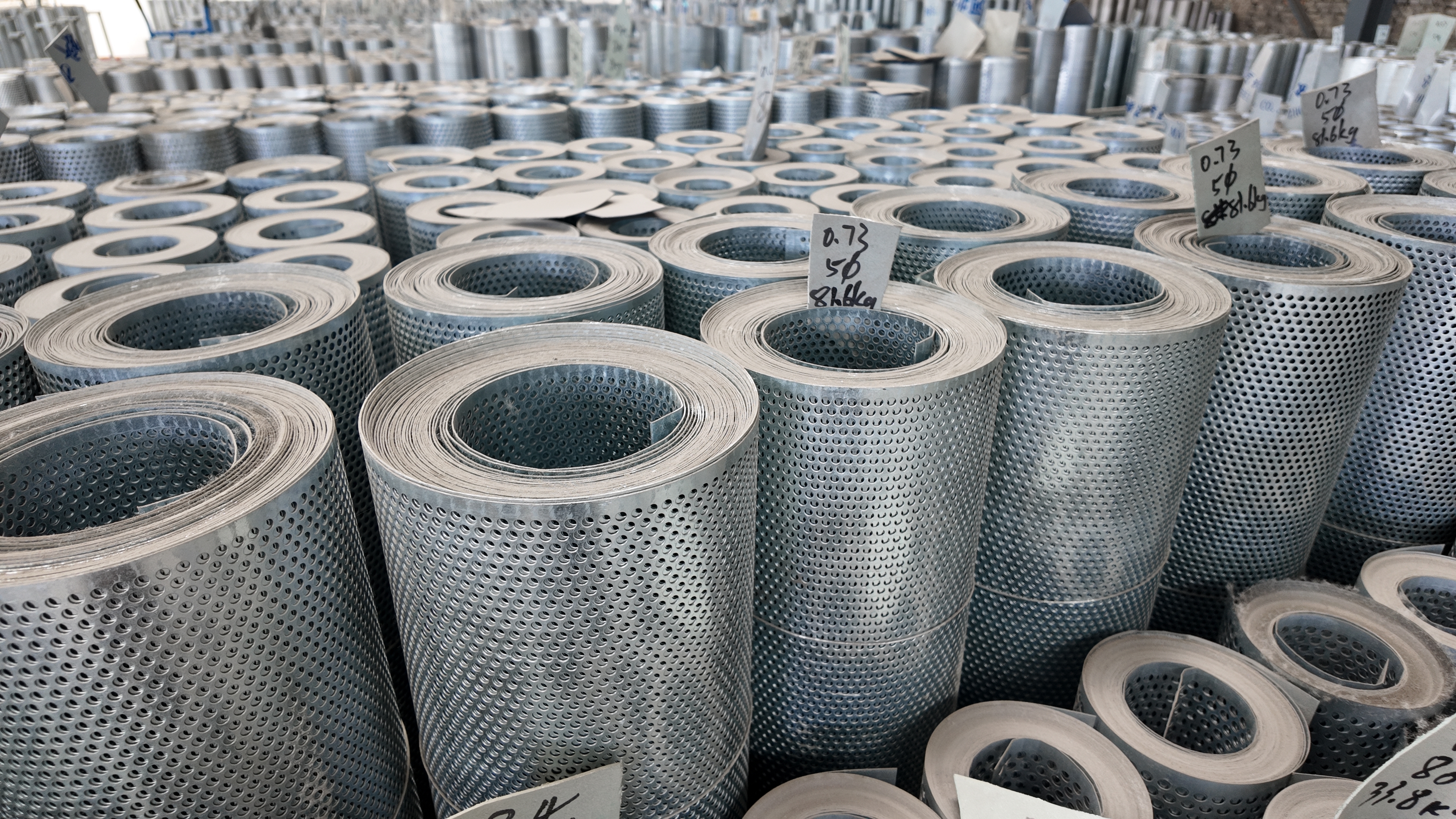 Roll Perforated Metal Sheet, Full Material Range Custom Size Punched Coil Plate