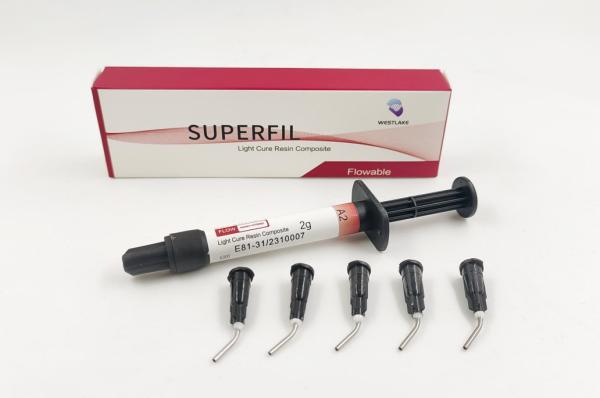 Flowable Dental Filling Material 2g / Syringe Nano Hybrid Light Cure Composite