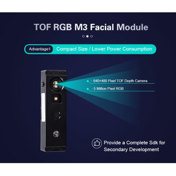 RGB TOF Face Recognition Access Control Camera Module With 3M USB