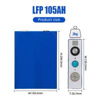 Célula prismática recargable de Lifepo4 3.2V 105Ah Lipo 100ah para el coche solar del almacenamiento EV