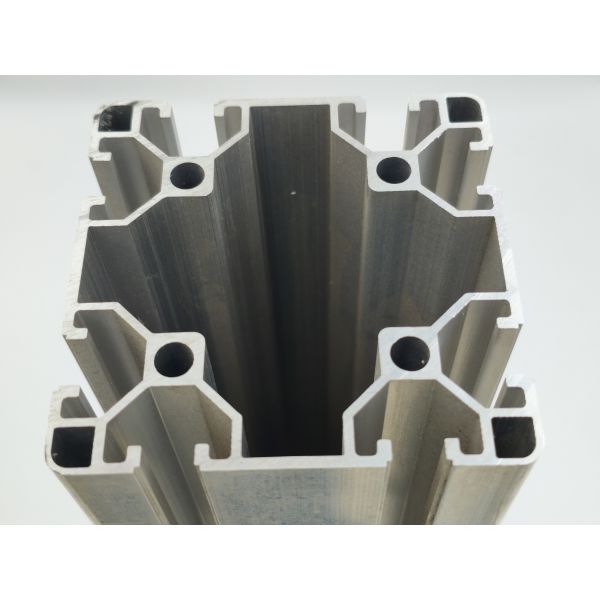 Industrial aluminum T-profile extruded profile 6063-T5 powder coated door radiator workbench bending cutting processing