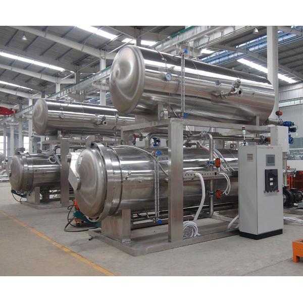 Water Medium Static Retort Sterilizer for Large Autoclave Meat Physical Sterilization