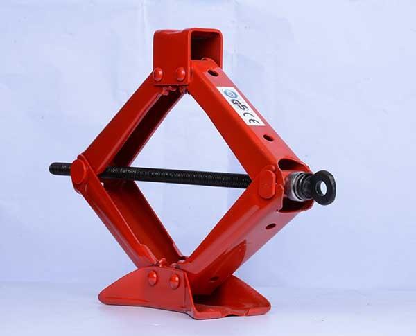 Industrial Jack JTSJJ-A Scissor Jack Model KTB1T Min.H 90mm Max H 350mm Net Wt 2.4kg GR.WT. 26kg Heavy-Duty Construction