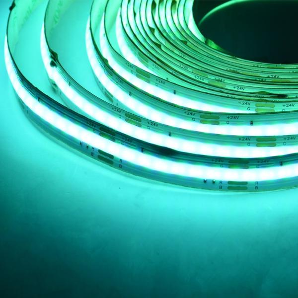 15W 840LEDs DC24V RGB COB Strip Tape Light Decoration aluminum tube For Shopping Mall Bedroom WIFI Remote Control