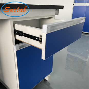 Самый лучший качественный дизайн мебели лаборатории Суда лаборатории OEM голубой серый белый химический устойчивый