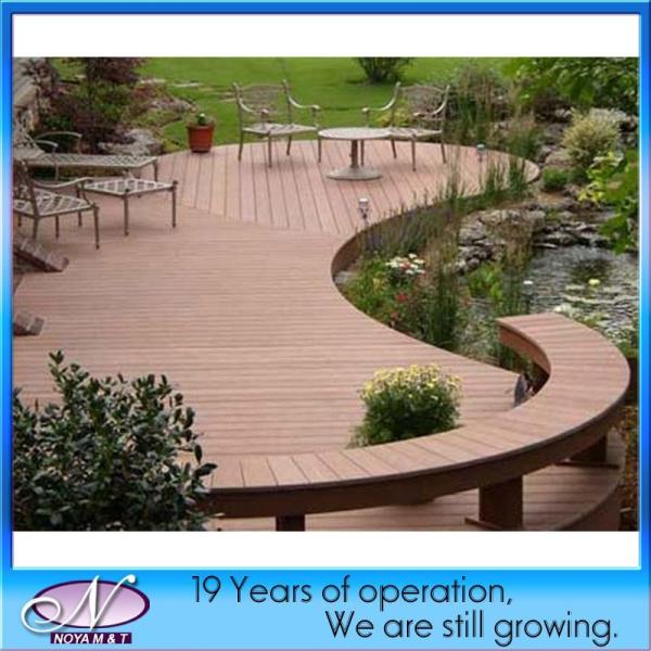Коммерческая класса WPC деревянные пластиковые композитные покрытия для наружного садового декора