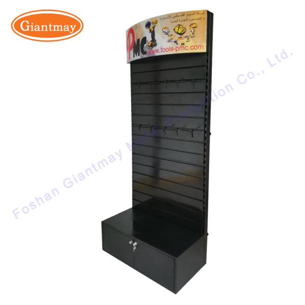 Fashionable Retail Makeup Stand Store Supermarket Slatwall Display Rack
