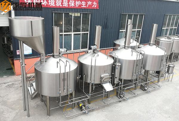 2000 L Large beer Scale Brewing Equipment For Brewery Complete Production Line