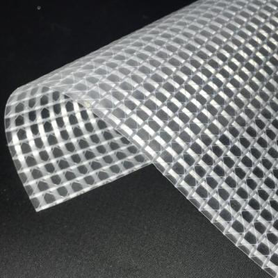 High Tensive Clear PVC Mesh Fabric Vinyl Tarpaulin Fabric Roll 1000D 650GSM