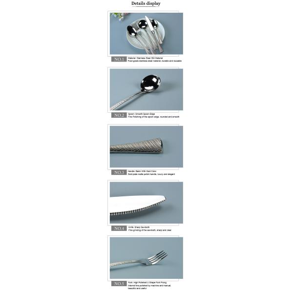 SUS304 Fork Knife Spoon Set