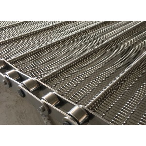 Metal Stainless Steel Wire Mesh Belt Conveyor Belt Woven Chain Link Conveyor Belt For Food Industry