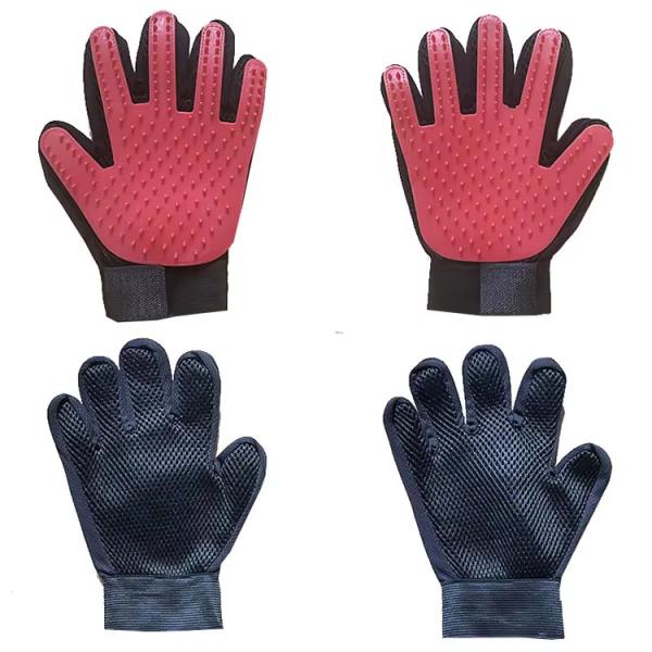 Customized Pet Hair Remover Glove Durable Deshedding Glove For Dogs And Cats