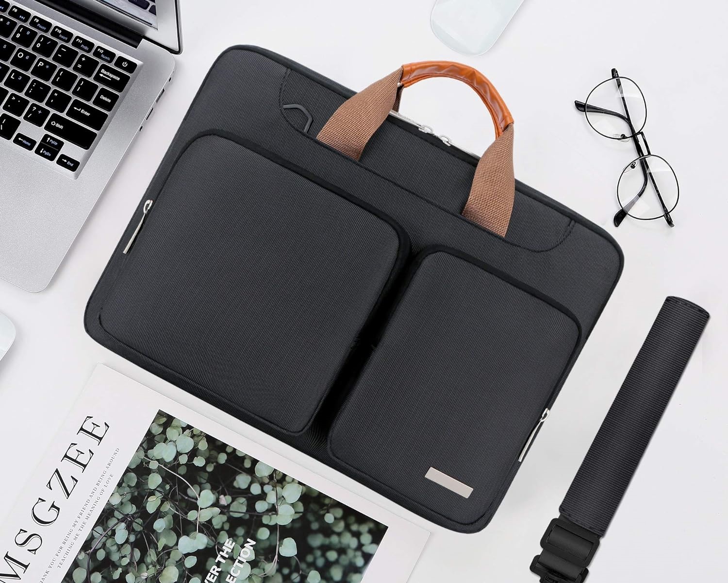 Customize Computer Shoulder Handle Bag Business Briefcase with Shoulder Strap 13 14 15 16 Inch Computer Bag Office Computer Bag Wholesale OEM/ODM/Private Label