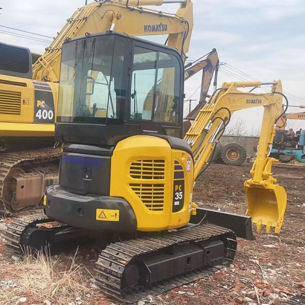 Used Mini PC35 Komatsu Hydraulic Excavator 3.5ton For Mining