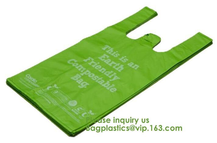 майцена сделала 100% biodegradable compostable изготовленный на заказ напечатанный полиэтиленовый пакет с собственным логотипом, ecofriendly упаковывая ба футболки