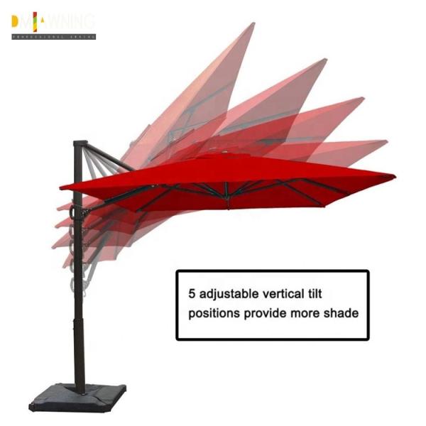Awning Polyester Fabric Outdoor Patio Umbrella Waterproof Sun Shade For Patio